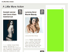 Tablet Screenshot of alittlemoreaction.com